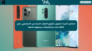 «عاجل الآن» تحميل نتائج الصف السادس الابتدائي بابل mlazemna.com 2025 بسهولة كاملة